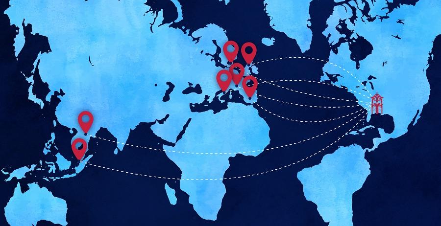 Gilman Scholar destinations